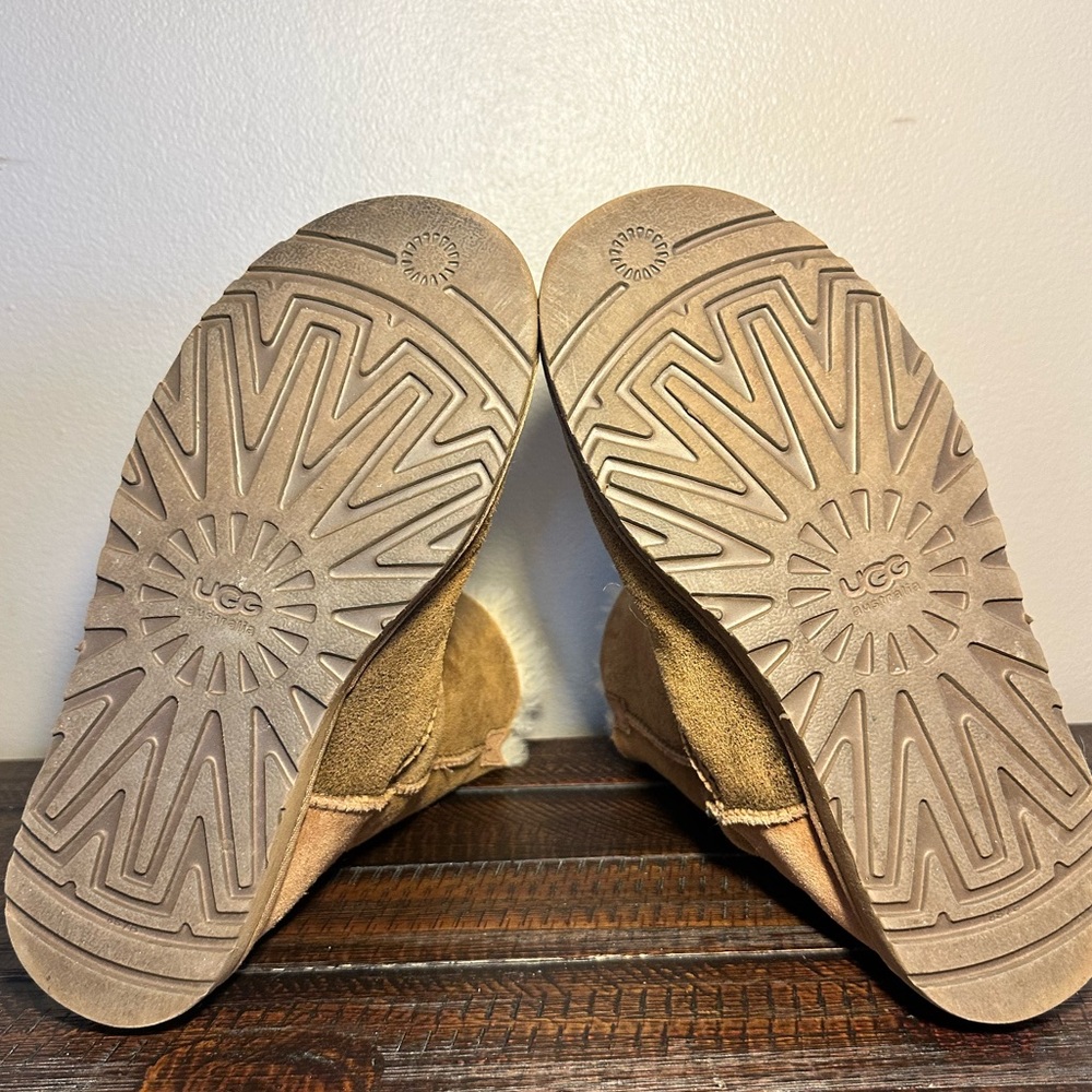 Ugg Chestnut Bailey Button Bomber 5838 Size 8w Wi… - image 3